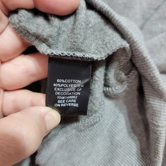 New! Torrid Women Plus Size Gray Rainbow Striped Stretch Sweatshirt Size 0 (L). - Picture 7 of 9